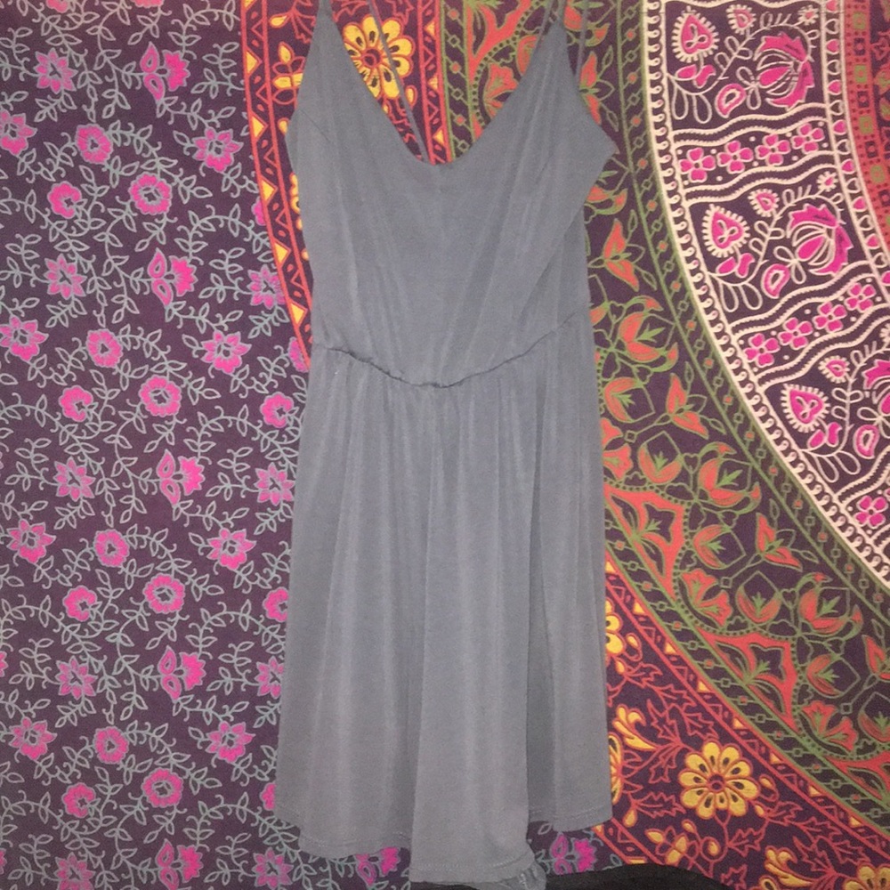 Dress Up Dark Grey Romper